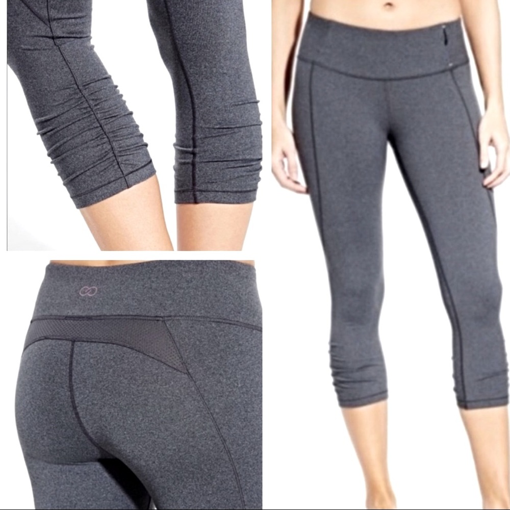 Calia Gray Ruched Legging Capri